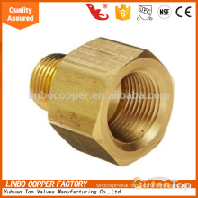 LB-GutenTop Brass Pipe and Welding Fitting, Threaded Reducer Adapter, 3/4" NPTF Female x 1/2" NPT Male welding connector